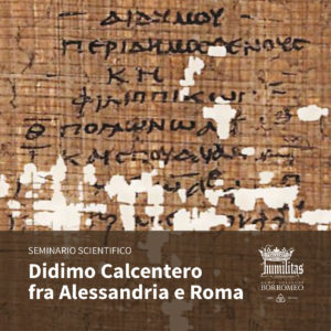Didimo Calcentero fra Alessandria e Roma